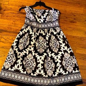 White House Black Market Strapless Dress